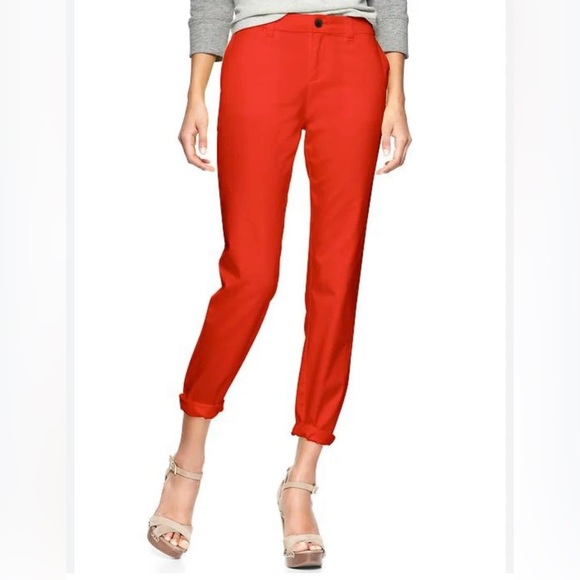 broken in straight khakis by Gap Women's - Picture 1 of 7